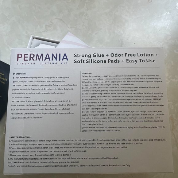 Permania Lash Lift Kit - OPEN BOX ITEM - Picture 4 of 5